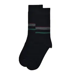 جوراب مردانه ساقدار مشکی و سبزلجند