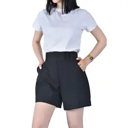 شلوارک زنانه کتان مشکی بهبود