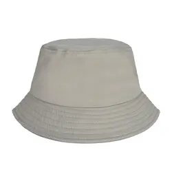 کلاه باکت ساده طوسی