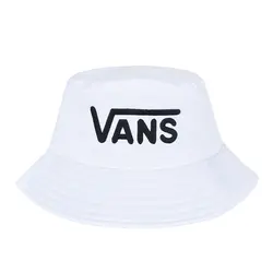 کلاه باکت گلدوزی vans سفید