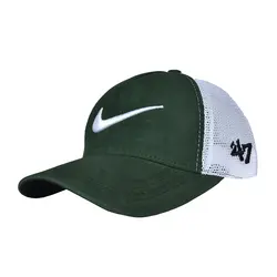 کلاه پشت تور اسپرت nike سبز
