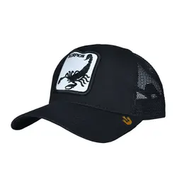 کلاه پشت تور گورین scorpion مشکی