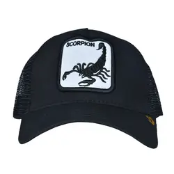 کلاه پشت تور گورین scorpion مشکی