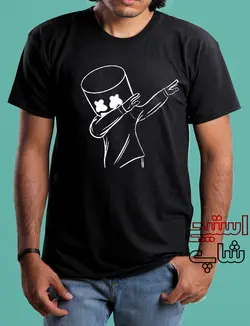 تیشرت طرحدار مارشملو جدید