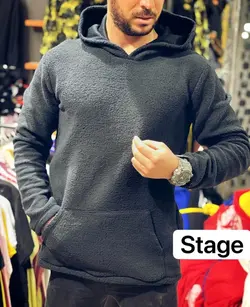 هودی تدی پشم کوتاه اسپرت کیفیت عالی