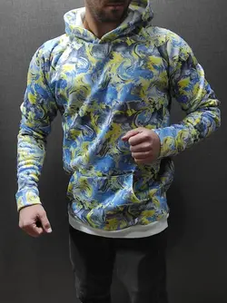 هودی فول چاپ مدل میکس رنگی