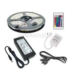 پک کامل ریسه ال ای دی نواری RGB