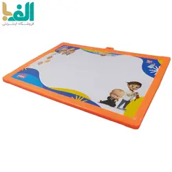 تخته سیاه و وایت بورد 45 × 30 سانت ویان مدل EB75 طرح Baby Boss به همراه پاک کن، ماژیک و گچ