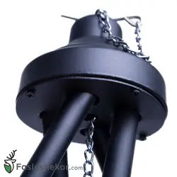 منقل چهارپایه آتش سفری صحرایی تاشو مدل سرخپوستی