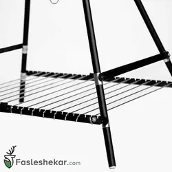 منقل چهارپایه آتش سفری صحرایی تاشو مدل سرخپوستی