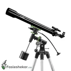 مشخصات، قیمت و خرید تلسکوپ شکستی ۸۰ میلی‌متری اسکای واچر مدل Skywatcher 809NEQ2 | فصل شکار