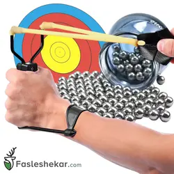 مشخصات، قیمت و خرید پک تیرکمون سنگی شکاری مدل دستی | فصل شکار