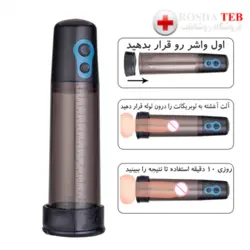 وکیوم شارژی مردانه مدل MAN - فروشگاه تکپوش