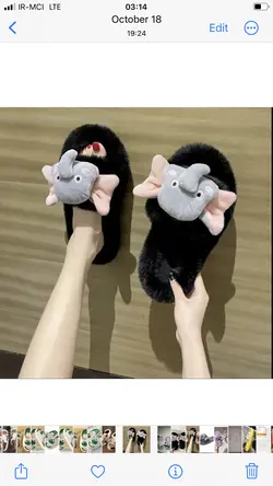 پاپوش زنانه طرح فیل 🐘