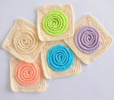 آموزش بافت  موتیف  مارپیچی بصورت فیلم رج به رج همراه با رفع اشکال مناسب برای پتو روتختی شال مبل