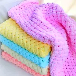 آموزش بافت پتو روتختی  پافی طرح حصیری بصورت فیلم رج به رج بدون دخالت قلاب همراه با رفع اشکال
