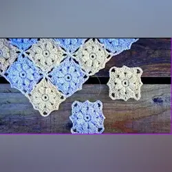 آموزش بافت پتو روتختی  ذرتی بصورت فیلم رج به رج همراه با رفع اشکال