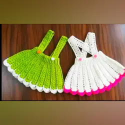 آموزش بافت دامن بندی بصورت فیلم رج به رج همراه با رفع اشکال