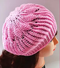 اموزش کلاه فرانسوی برگی قلاببافی