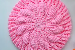 اموزش کلاه فرانسوی برگی قلاببافی