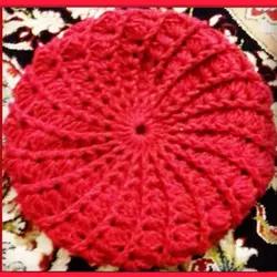 اموزش کلاه فرانسوی قلاببافی