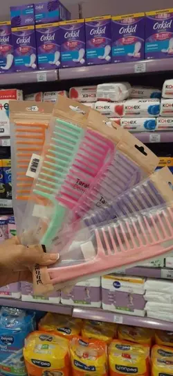 شانه مخصوص موهای خیس فر و گره دار اصل ترکیه