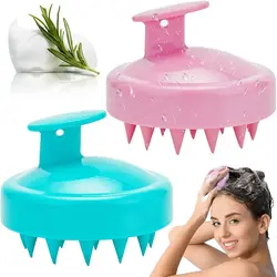برس کف سر سیلیکونی اصل(ارسال رنگ رندوم)