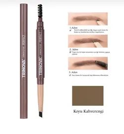 مداد ابرو ترینوا اصل رنگ قهوه ای تیره