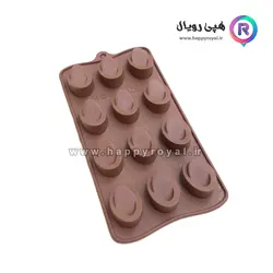 قالب شکلات بیضی شکسته