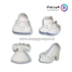 کاتر فشاری ۴ تایی دخترانه