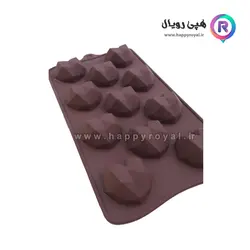 قالب شکلات طرح قلب اوریگامی