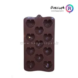 قالب شکلات طرح قلب اوریگامی