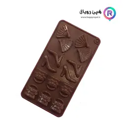 قالب شکلات لیدی و بادبزنی