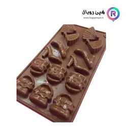 قالب شکلات لیدی و بادبزنی