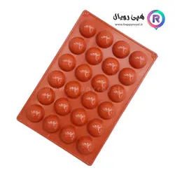 قالب سیلیکونی نیم کره ۴ سانت