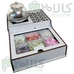 جعبه دمنوش و تنقلات