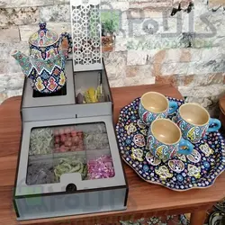 جعبه دمنوش و تنقلات