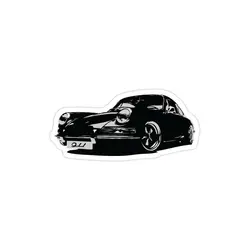 استیکر لپ تاپ شرکت porsche - پورشه ۹۱۱ کلاسیک