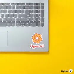 استیکر لپ تاپ شرکت open ai - کمپانی هوش‌ مصنوعی چت‌ جی‌پی‌تی