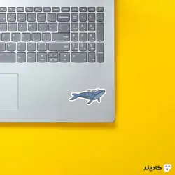 استیکر لپ تاپ کول طوری - نهنگ مشتی