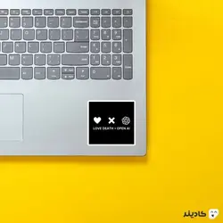 استیکر لپ تاپ شرکت open ai - راز زندگی طولانی!