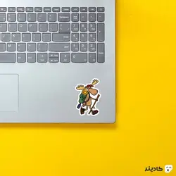 استیکر لپ تاپ کول طوری - گوزن کوهنورد
