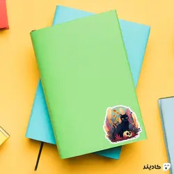 استیکر لپ تاپ کول طوری - گربه خشن