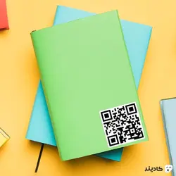 استیکر لپ تاپ کول طوری - کیو آر کد