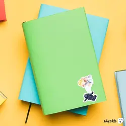 استیکر لپ تاپ کول طوری - فضانورد خوش فاز