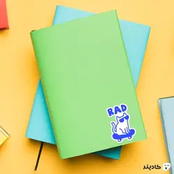 استیکر لپ تاپ کول طوری - گربه گنگستر