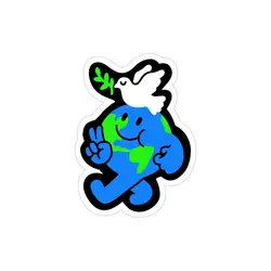 استیکر لپ تاپ کول طوری - در صلح زندگی کنیم!