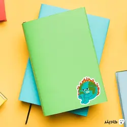 استیکر لپ تاپ کول طوری - زمین در حال سوختن!