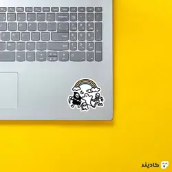 استیکر لپ تاپ کول طوری - جمع اسکلت‌ها جمعه!
