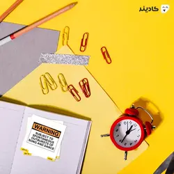 استیکر لپ تاپ کول طوری - علامت هشدار